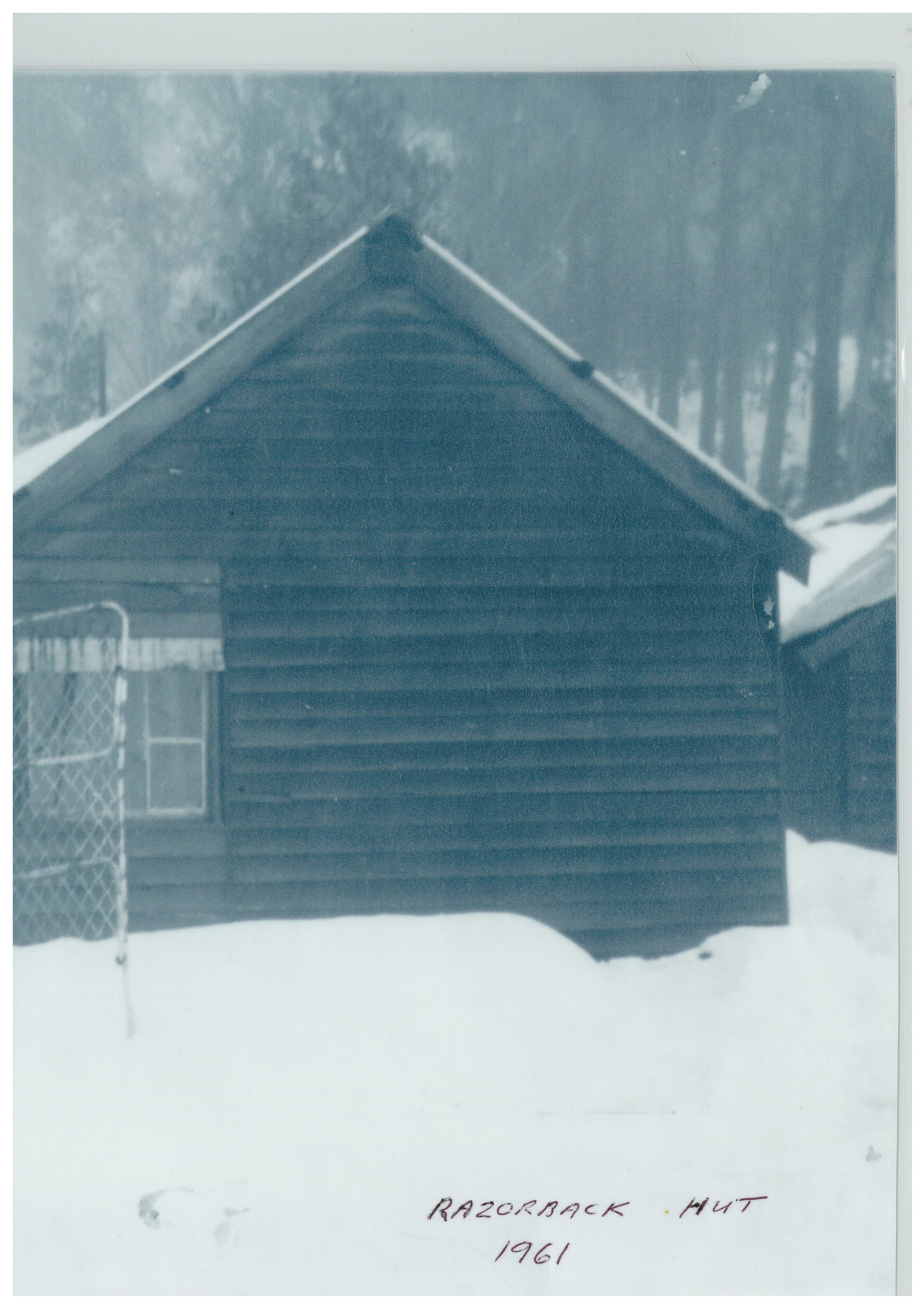 PURCELL FAMILY COLLECTION. RAZORBACK HUT High Country History Hub