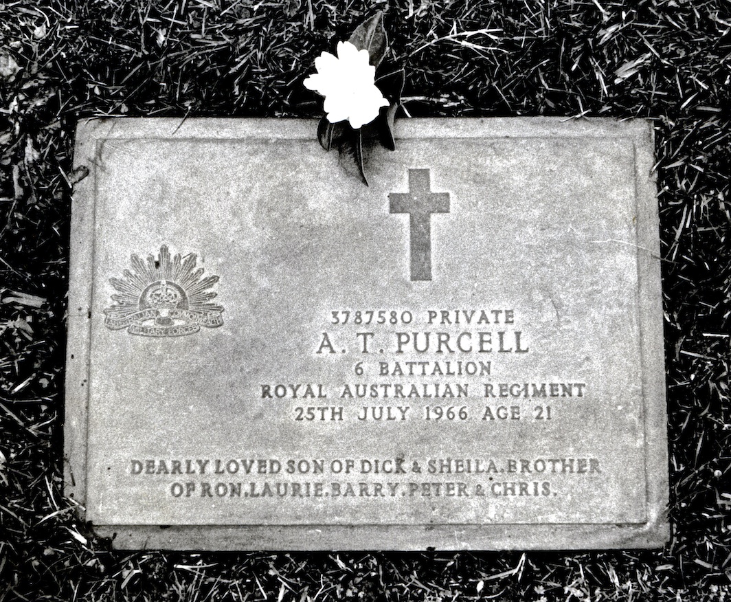 Plaque at Cemetery Anthony Thomas Purcell. High Country History Hub